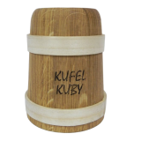 Kufel  dębowy z grawerem